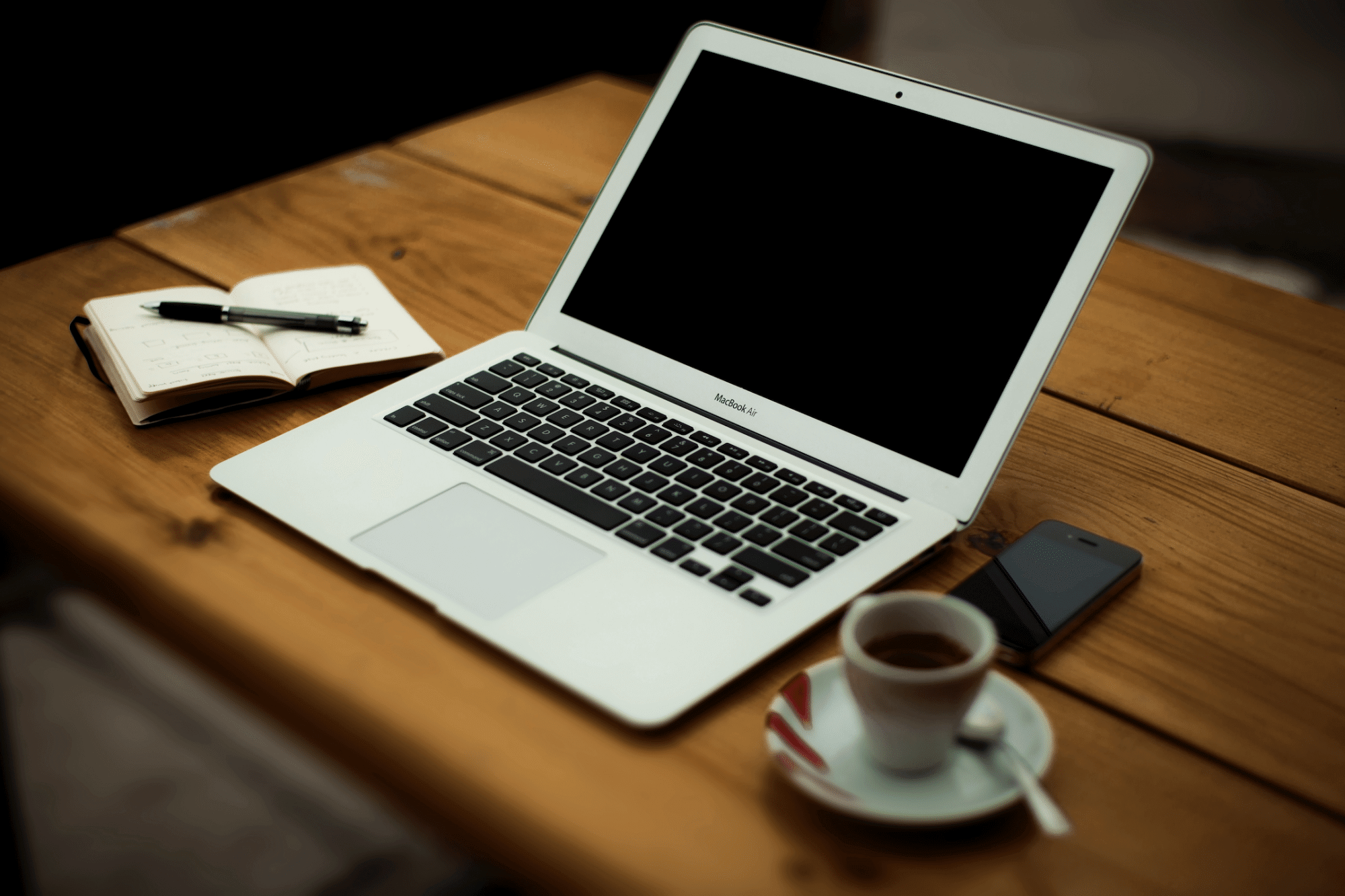 Café et MacBook Air